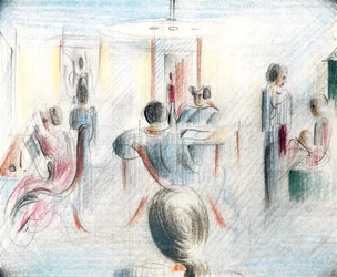 Figuras numa sala, 1936